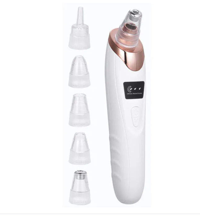 5 in 1 Electric Blackhead Acne Oil Remover Vacuum Suction Face Pore Cleaner Machine