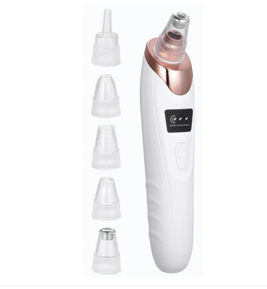 5 in 1 Electric Blackhead Acne Oil Remover Vacuum Suction Face Pore Cleaner Machine